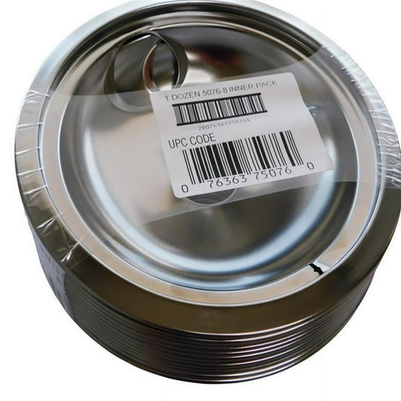 Stanco Metal 8 in. Reflector Bowl, Pack of 12