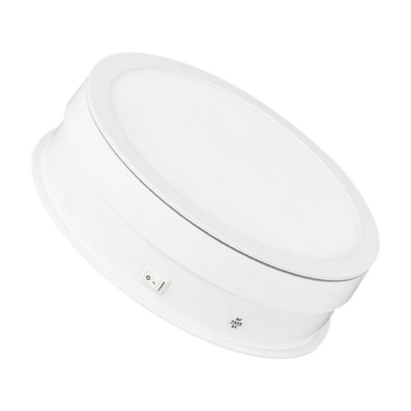 Stand 20cm Motorized Rotating Display Stand Rotating Turntable 10kg/22lbs Load Capacity 360Rotatable Display Turntable With LED Light For Photography Products Display Live Video