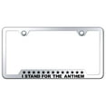 thumbnail image 1 of Stand 4 Anthem Laser Etched Logo Cut-Out License Plate Frame (Chrome), 1 of 2