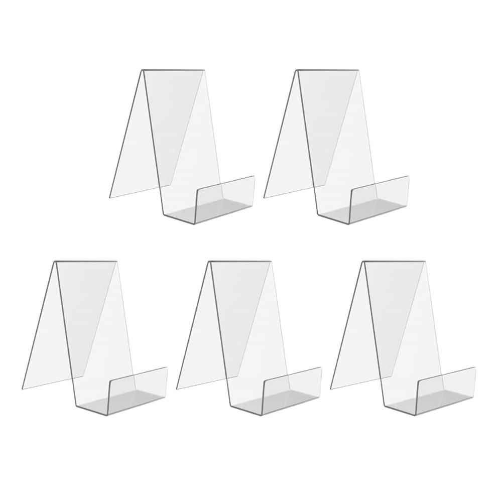 Stand Acrylic Book Holder Display Easel Picture Pen Clear Stands