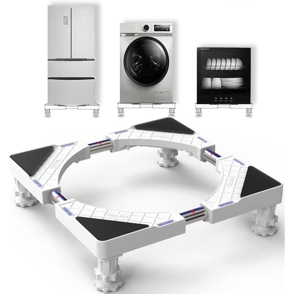DEWEL Adjustable Stand Base for Washing Machine, Refrigerator, Dryer, Freezer, Size 17.6 to 26.77 in