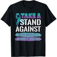 thumbnail image 1 of Stand Against Sexual Assault & Domestic Violence Awareness T-Shirt, 1 of 4
