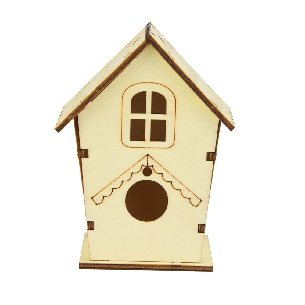 Stand Alone Feeder DIY Nest Dox Nest Bird Bird Bird Box Bird Box Wooden