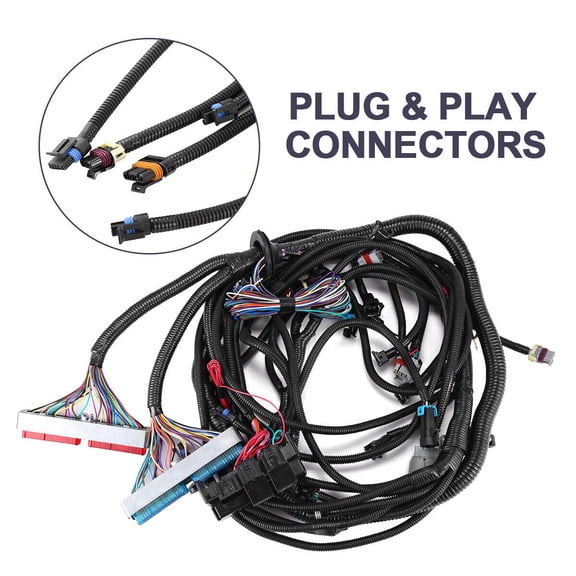 Stand Alone Harness 4L60E Fit Drive by Cable DBC 1997-06 LS1 LS SWAP 4.8 5.3 6.0