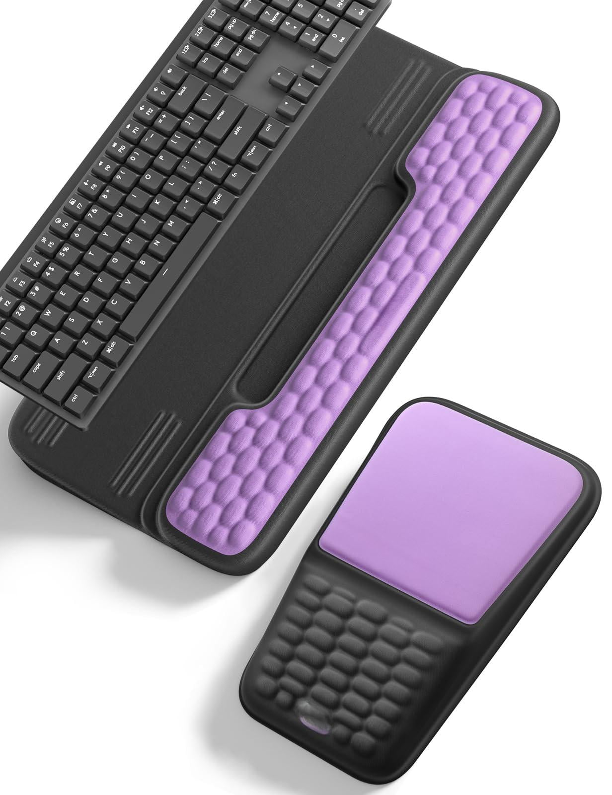 Stand And Mouse Pad Set Wrist Rest  Computer Support Memory Foam Desk Cushion Tilt Riser Lift Palm Hand Typing For Office Home Gaming