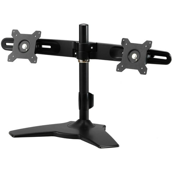 Stand Based Dual Monitor Mount. Up to 24" , 26.4lb monitors