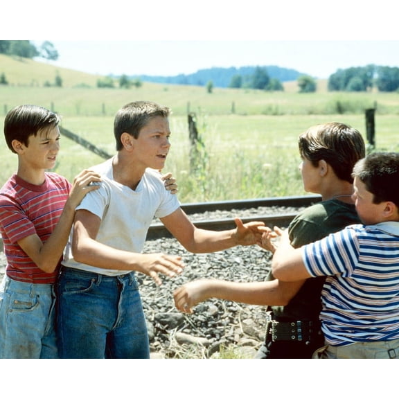 Stand By Me Featuring Wil Wheaton, River Phoenix, Corey Feldman, Jerry O'Connell 24X36 Classic Hollywood Poster