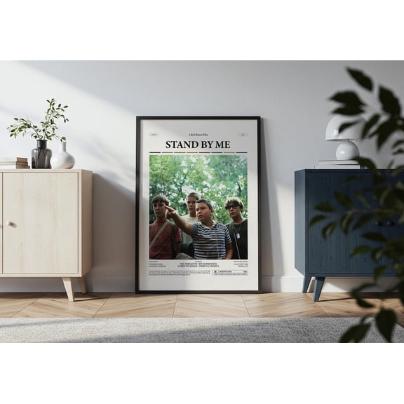 Stand By Me Poster, Rob Reiner Film Print, Stephen King Movie Poster, Unframed Paper Poster 8x10in