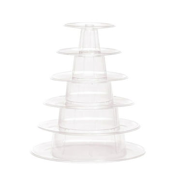 Macaron Display Stand Plastic Multifunction 6 Layers Cake Tower Tray ...