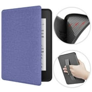 Stand Case for 7" All-New Kindle Paperwhite 12th Gen 2024 and 7" Kindle Colorsoft Signature Edition,Two Hand Straps Shell PU Leather Cover with Auto-Wake/Sleep