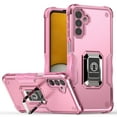 thumbnail image 1 of Stand Case for Samsung Galaxy A15, with Rotating Ring kickstand [Magnetic Car Mount], Hard and Soft TPU Hybrid Shockproof Anti-Slip Rugged Heavy Duty Protection Cover, Pink, 1 of 9