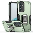 thumbnail image 1 of Stand Case for Samsung Galaxy A54 5G, with Rotating Ring kickstand [Magnetic Car Mount], Hard and Soft TPU Hybrid Shockproof Anti-Slip Rugged Heavy Duty Protection Cover, Green, 1 of 9