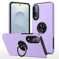 thumbnail image 1 of Stand Case for Samsung Galaxy S25 Edge, Dual-Layers Shockproof Protective Phone Cover with Magnetic Rotated Ring Holder Kickstand, Heavy Duty Rugged Case for Samsung Galaxy S25 Edge, Purple, 1 of 7