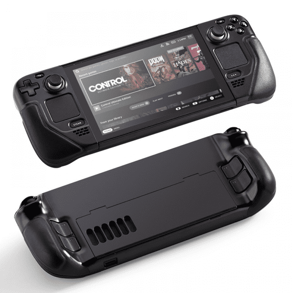 Protective Case for Steam Deck - Game Console Accessory with Stand Function-Black
