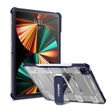 Stand Case for iPad Pro 12.9 11 10 9 7 8 Air 4 Mini 6 2022 2021 2020 2018 Cover Shockproof Air-bag Pen Slot Crystal Tablet Shell