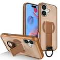 thumbnail image 1 of Stand Case for iPhone 17 with Magnetic, Military Grade Drop Protection, Slim Lightweight Frosted Shockproof Protective Cover Support Wireless Charging for iPhone 17, Khaki, 1 of 10