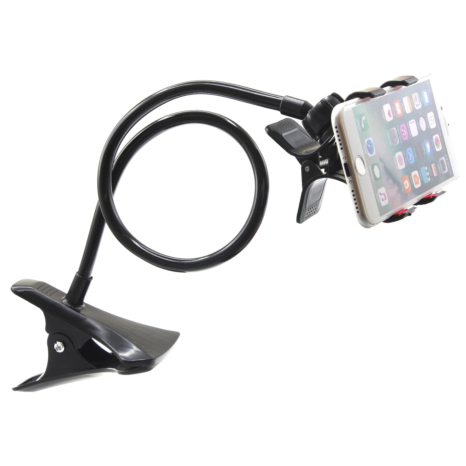 Stand Clip Holder for iPhone 15/Pro/Max/Plus Desk Bed Mount Lazy Arm