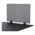 thumbnail image 1 of Stand Up Desk Store ReFocus Raw Clamp-On Acoustic Desk Divider Mounted Privacy Panel to Reduce Noise and Visual Distractions (Castle Gray, 23.6"  x 16" ), 1 of 6