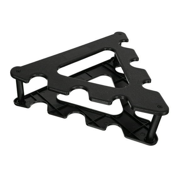 Stand Dumbbell Rack Premium Material Weight Holder Fitness Office 33x29cm Black