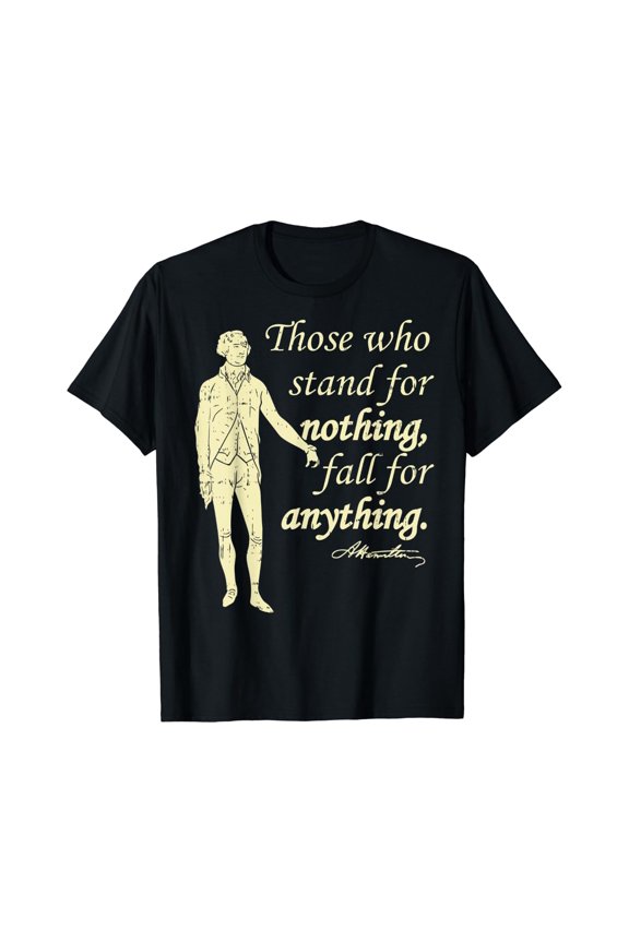 Stand For Something Independence Quote Design T-Shirt