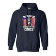 thumbnail image 1 of Stand For The Flag Kneel For The Cross Army Necklace DT Sweatshirt Hoodie, 1 of 2
