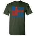 thumbnail image 1 of Stand For The Flag Kneel For The Cross Novelty Graphic Tees Men Humor Christmas Gift Funny Sarcastic T Shirt, 1 of 5