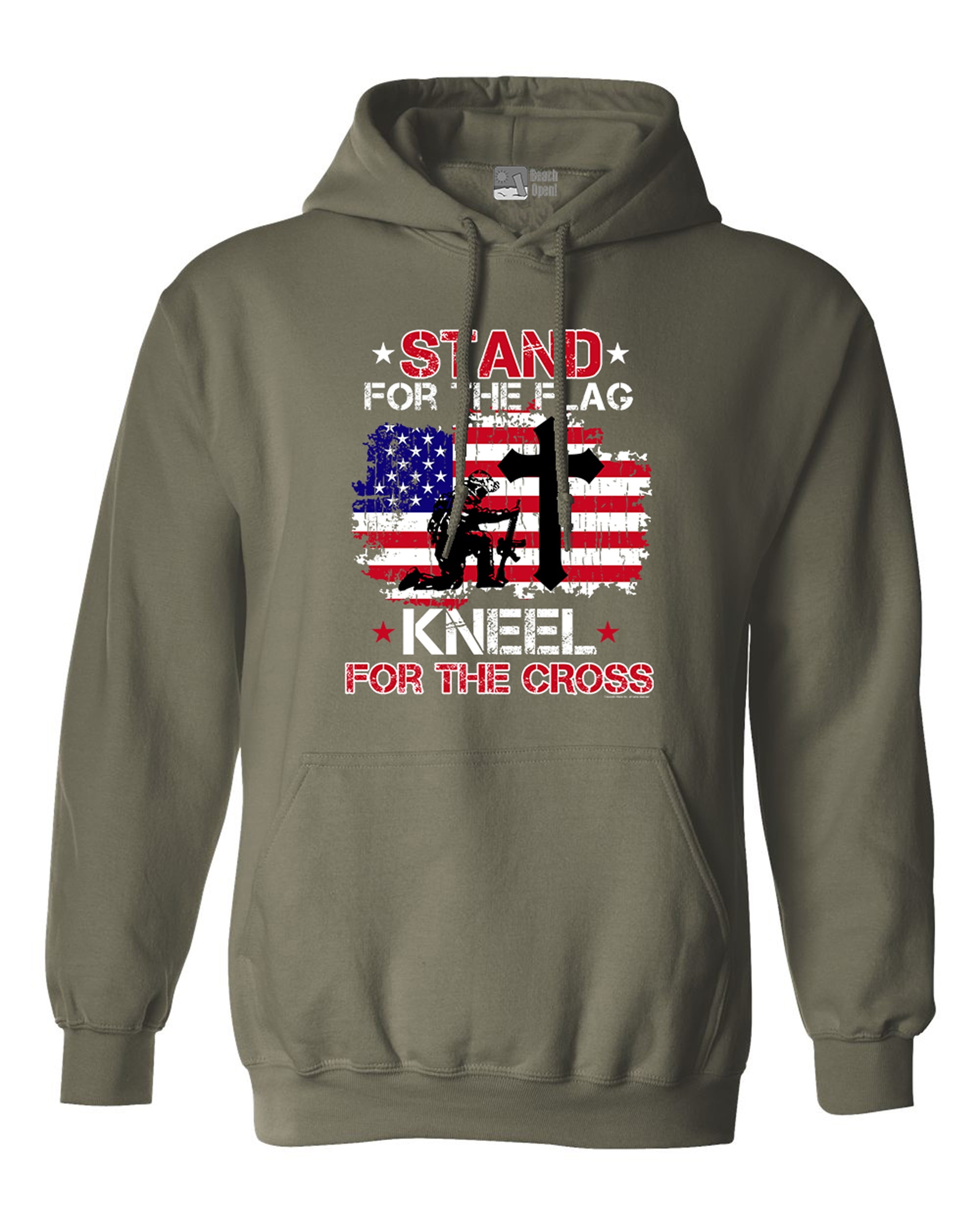 I stand for the flag online and kneel for the cross hoodie