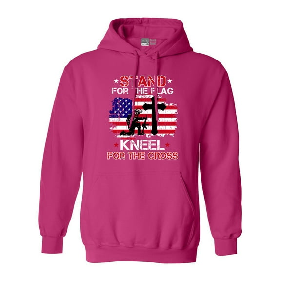 Stand For The Flag Kneel For The Cross Soldier Flag DT Sweatshirt Hoodie