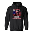 thumbnail image 1 of Stand For The Flag Kneel For The Cross Soldier Flag DT Sweatshirt Hoodie, 1 of 2