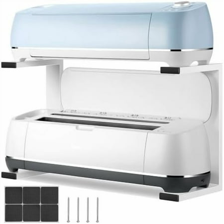 Stand Legs Compatible with Cricut Maker 4, 3, 1 and Cricut Explore Air 2,3 - Fully Open for Double Machine Running, Storage and Organization, Saving Craft Table Space
