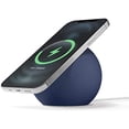 thumbnail image 1 of Stand for MagSafe Charger - MS2 Charging Stand Compatible with Magsafe Charger - Premium Silicone Stand Compatible with iPhone 12 Models [Jean Indigo] [Cable Not Included], 1 of 3