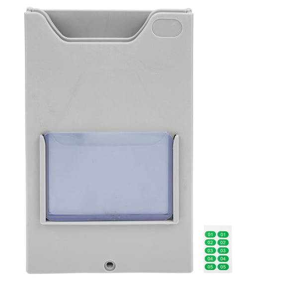 Stand Material Card Rack Material Cards Shelves Staff 28.00X12.50X5.00CM Grey
