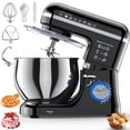 thumbnail image 1 of Stand Mixer, 5.3QT Tilt-Head Kitchen Mixer with Stainless Steel Bowl, 10 Speeds, Dough Hook, Beater & Whisk for Bread Dough, Cakes & Cookies, 1 of 9