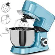 CUOCCO PRO 1000W Stand Mixer - Electric Stand Mixer with 5.5Qt Bowl, 11 Speeds, Dough Hook & Whisk & Beater, Tilt-Head, Dishwasher Safe, Suction Base, Blue