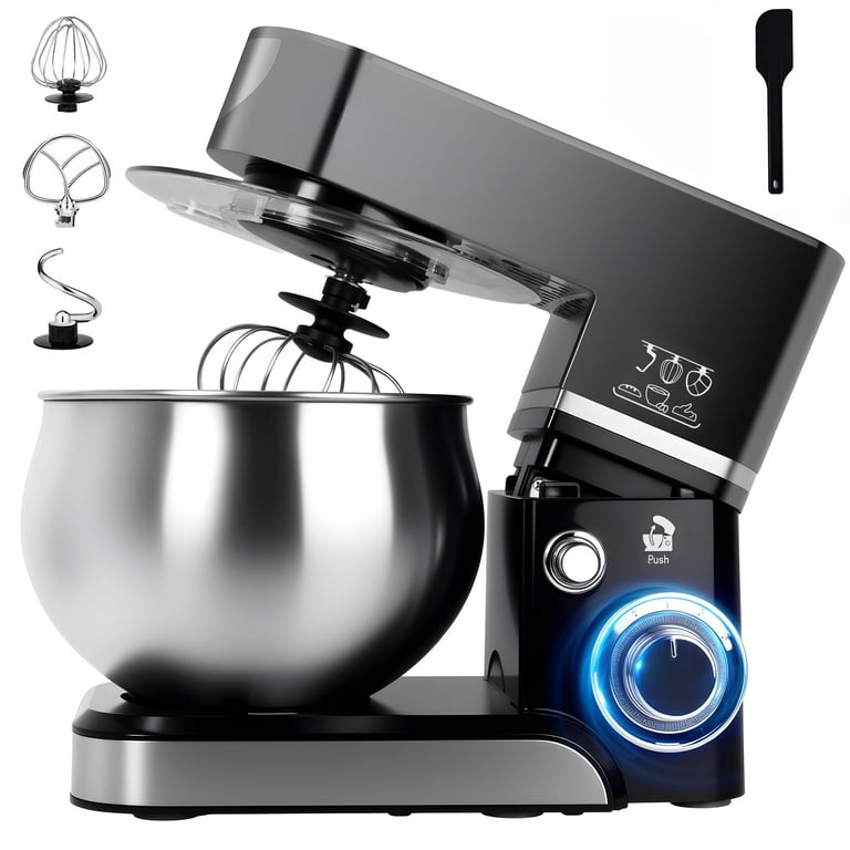 Casualife Stand Mixer, 6.5-QT 6-Speed Tilt-Head Kitchen
