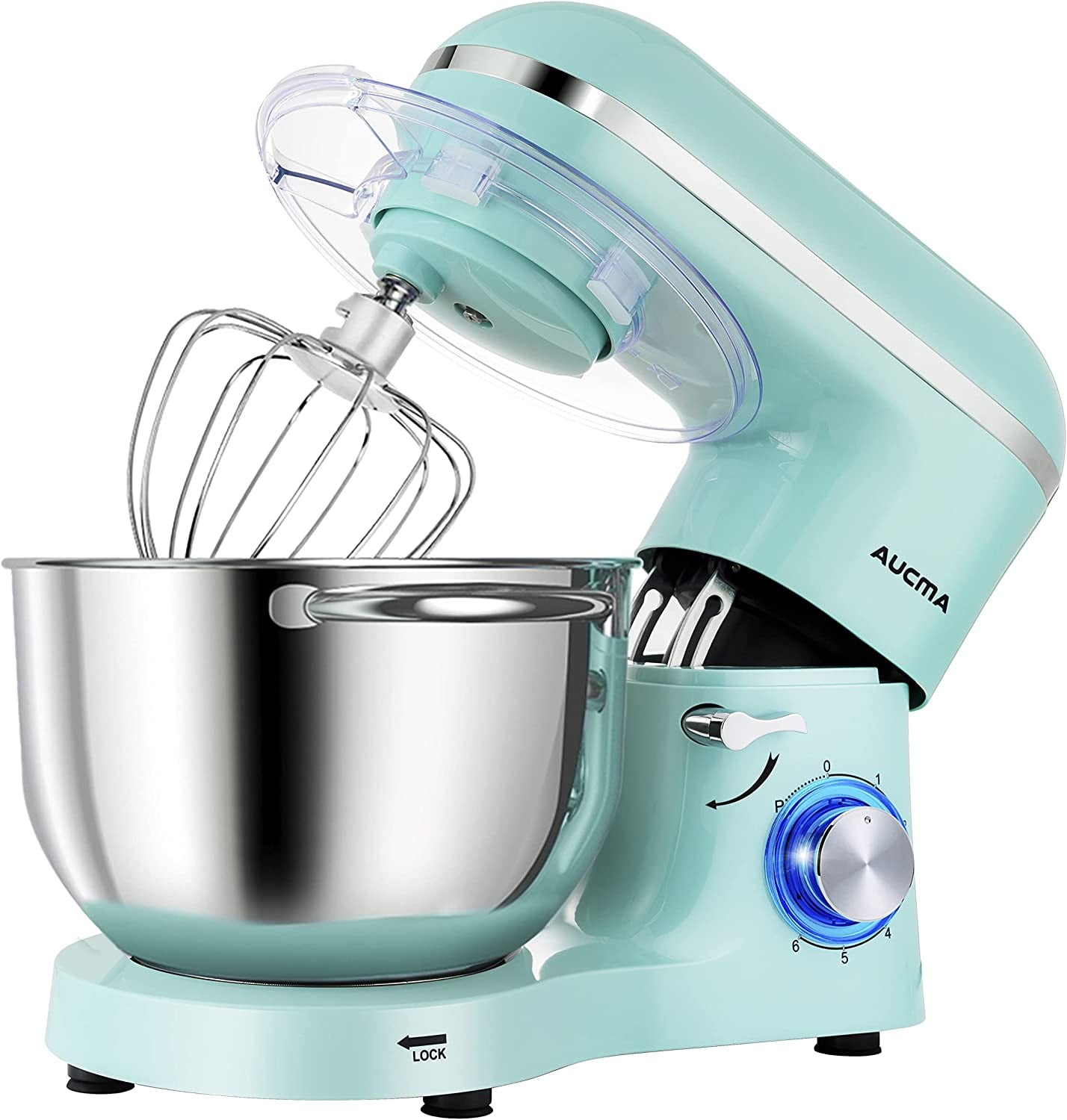 Stand Mixer,6.5QT 660W 6Speed TiltHead Food Mixer, Kitchen Electric