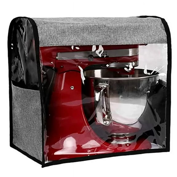 Stand Mixer Cover for KitchenAid Bowl Tilt Head 4.5-5 Quart Protective Dust Cover with Pocket for Baking Accessories