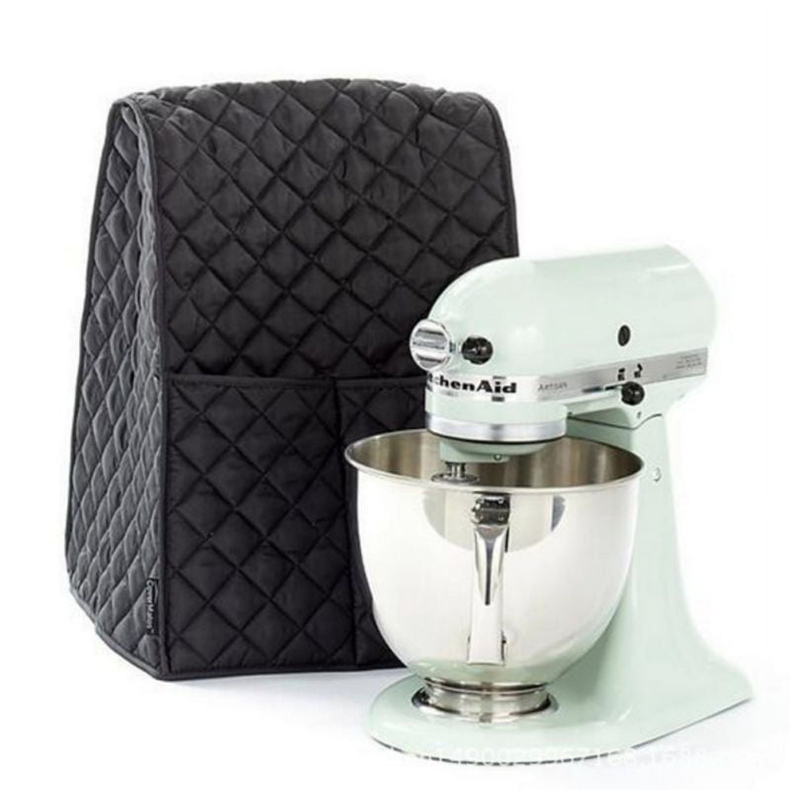 Stand Mixer Dust-proof Cover with Organizer Bag for KitchenAid Mixer to Keep Clean and Safe, Size: 30, Black