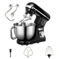 thumbnail image 1 of Stand Mixer with Double Hook, 6 Speeds, 5.5Qt Stainless Steel Bowl, Beater and Whisk Black, 1 of 6