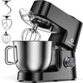 thumbnail image 1 of LINKChef 7.5 Quart Stand Mixer, 800W 12-Speed Tilt-Head Food Mixer, Kitchen Electric Mixer with Dough Hook, Wire Whip & Beater, Black, 1 of 8