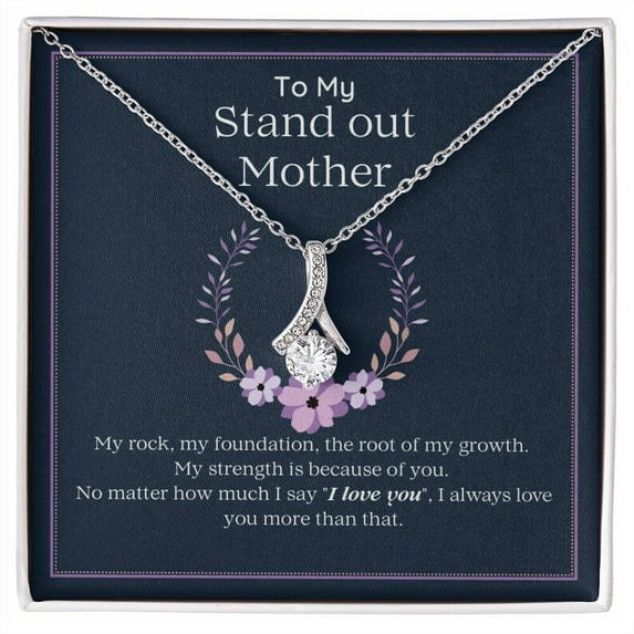 Stand Out Mother Alluring Beauty Necklace Alluring Beauty Sweet Devotion Flower Bouquet Bundle Necklace Gift for Mom Mother Day Birthday gift Xmas Gift