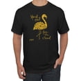 thumbnail image 1 of Stand Out From The Crowd Be Different Inspirational Inspirational/Christian Men's Graphic T-Shirt, Black, Small, 1 of 3