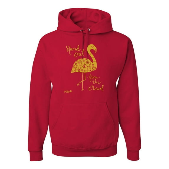 Stand Out From The Crowd Be Different Inspirational Inspirational/Christian Unisex Graphic Hoodie Sweatshirt, Red, 3XL