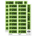 thumbnail image 1 of Stand Out Work Peacock Teacher Student School Sticker Set - Light Green - Gloss Finish - 2.00" Large, 1 of 7