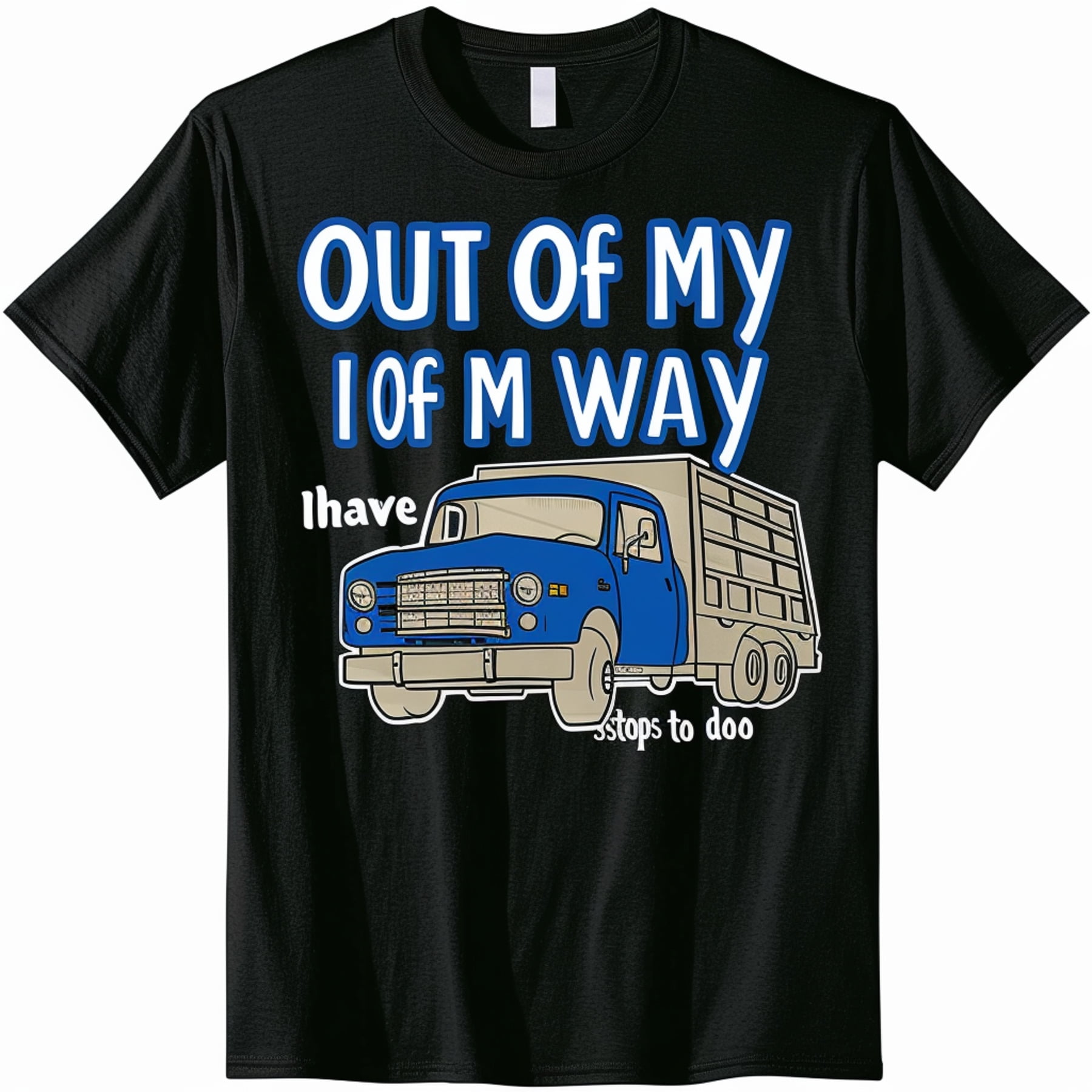 Stand Out in Style with our Unique Black T Shirt Featuring a Bold