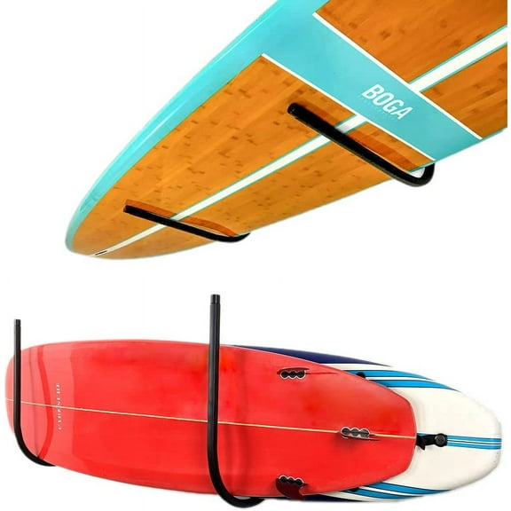 Stand Up Paddle Board and Kayak Rack - Surfboard Wall Mount and Garage Ceiling Storage Racks - Heavy-Duty Indoor Board and Paddle Organizer - Space-Saving Kayak Wall Mount - X-Large