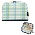 thumbnail image 1 of Stand Pencil Pouch High Capacity Pencil Case Organizer Pouch Durable Pencil Box for Office, Vintageplaid Printed, 1 of 8