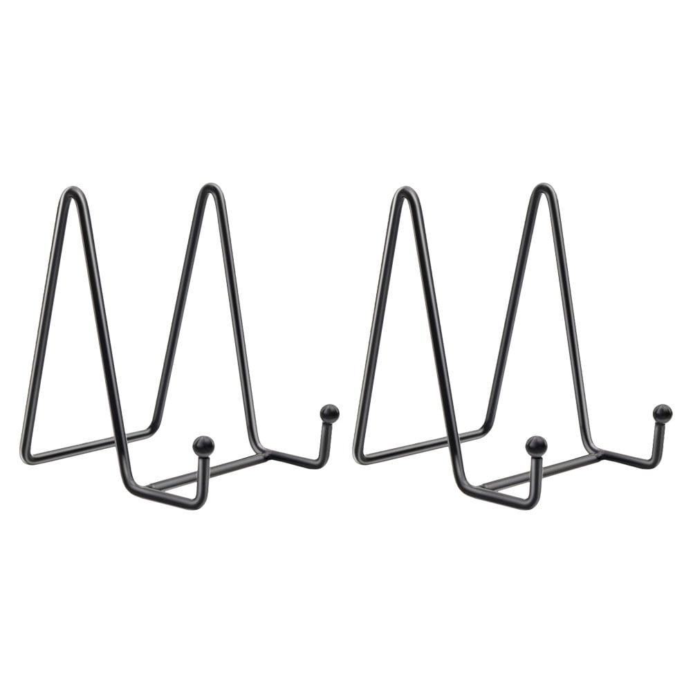 Stand Plate Display Holder Easel Iron Frame Rack Metal Tabletop Stands Photo Showing Decorative