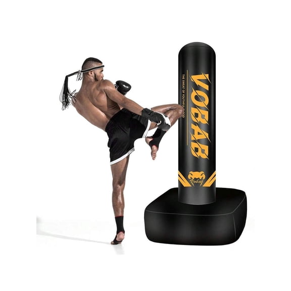 Stand Up Punching Bag, 68 Inch Heavy Duty Punching Bag With Stand, Boxing Punching Bag For Men Teens Women MMA Muay Thai Fitness Karate Muay Thai Beginners