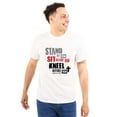 thumbnail image 1 of Stand Sit Kneel Religious Jesus Men's Graphic T Shirt Tees Brisco Brands S, 1 of 6